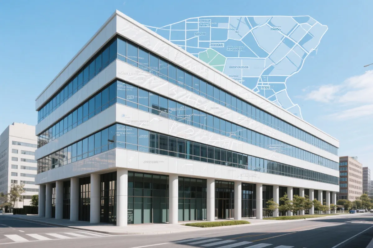 办公地点示意图